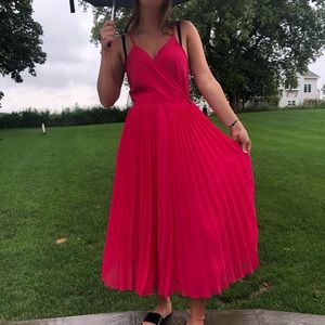 Lulu’s Large Hot Pink Wrap Dress